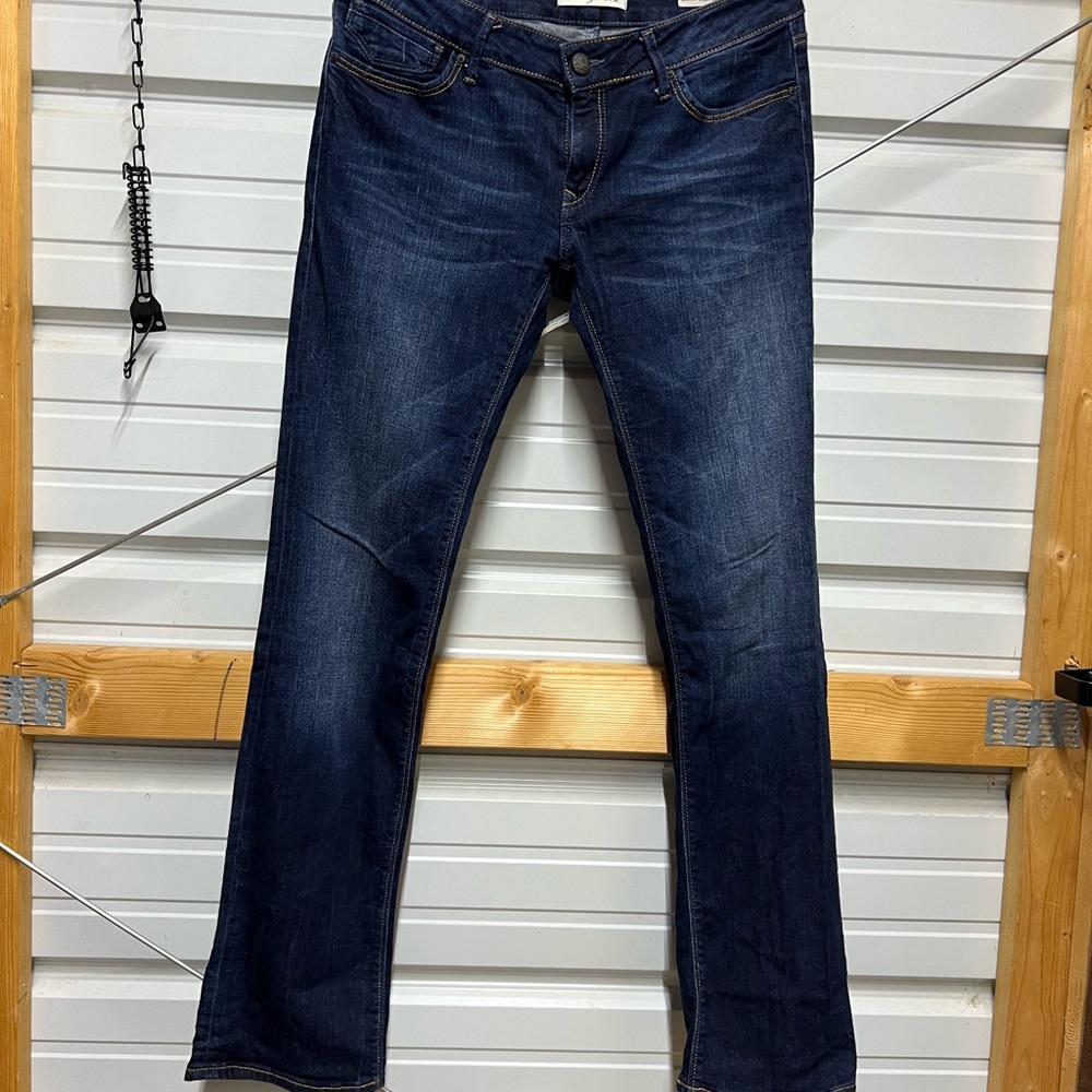 Womens Mavis Olivia Dark Blue Jeans size 31 x 34